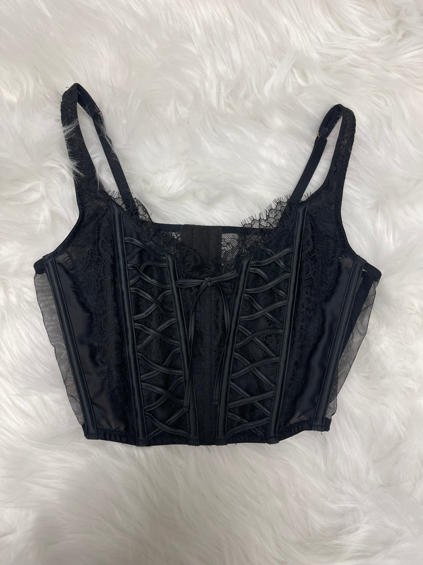 Black Lace Corset