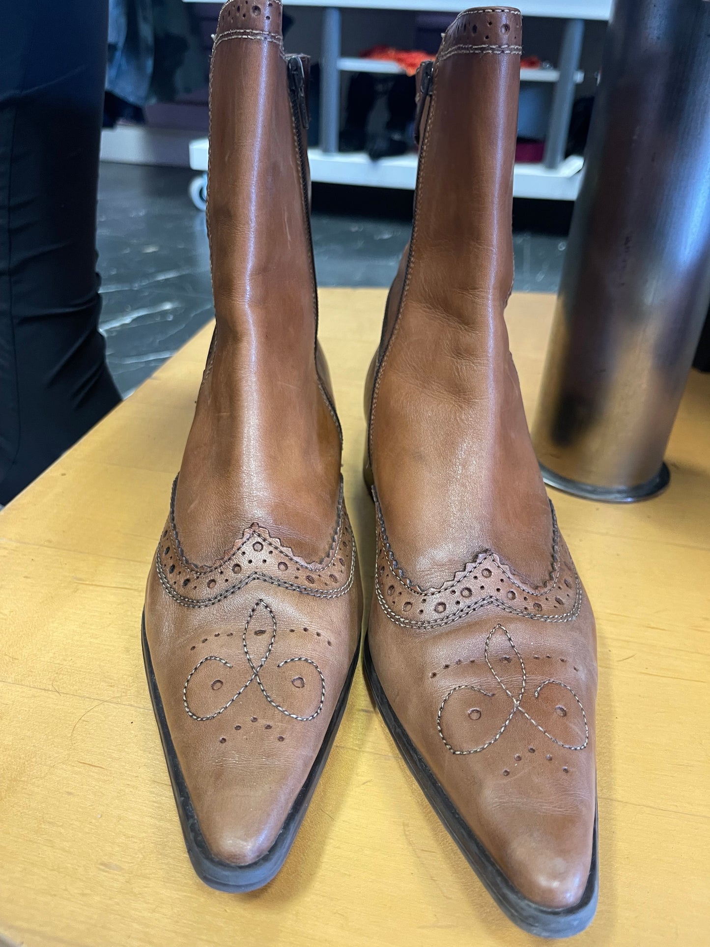 Leather Booties