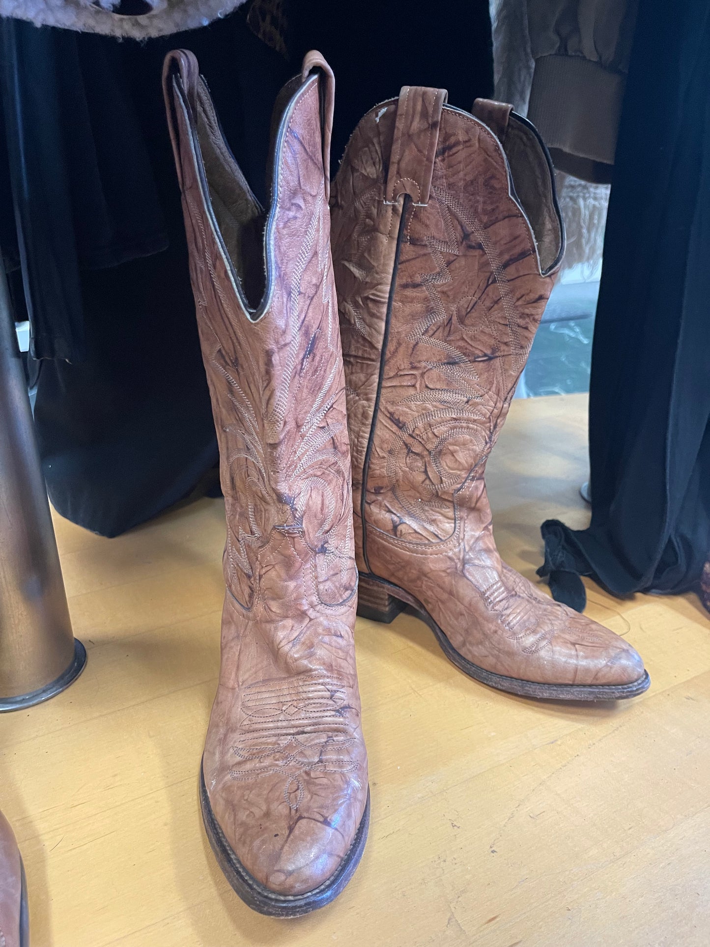 Leather Cowboy Boots