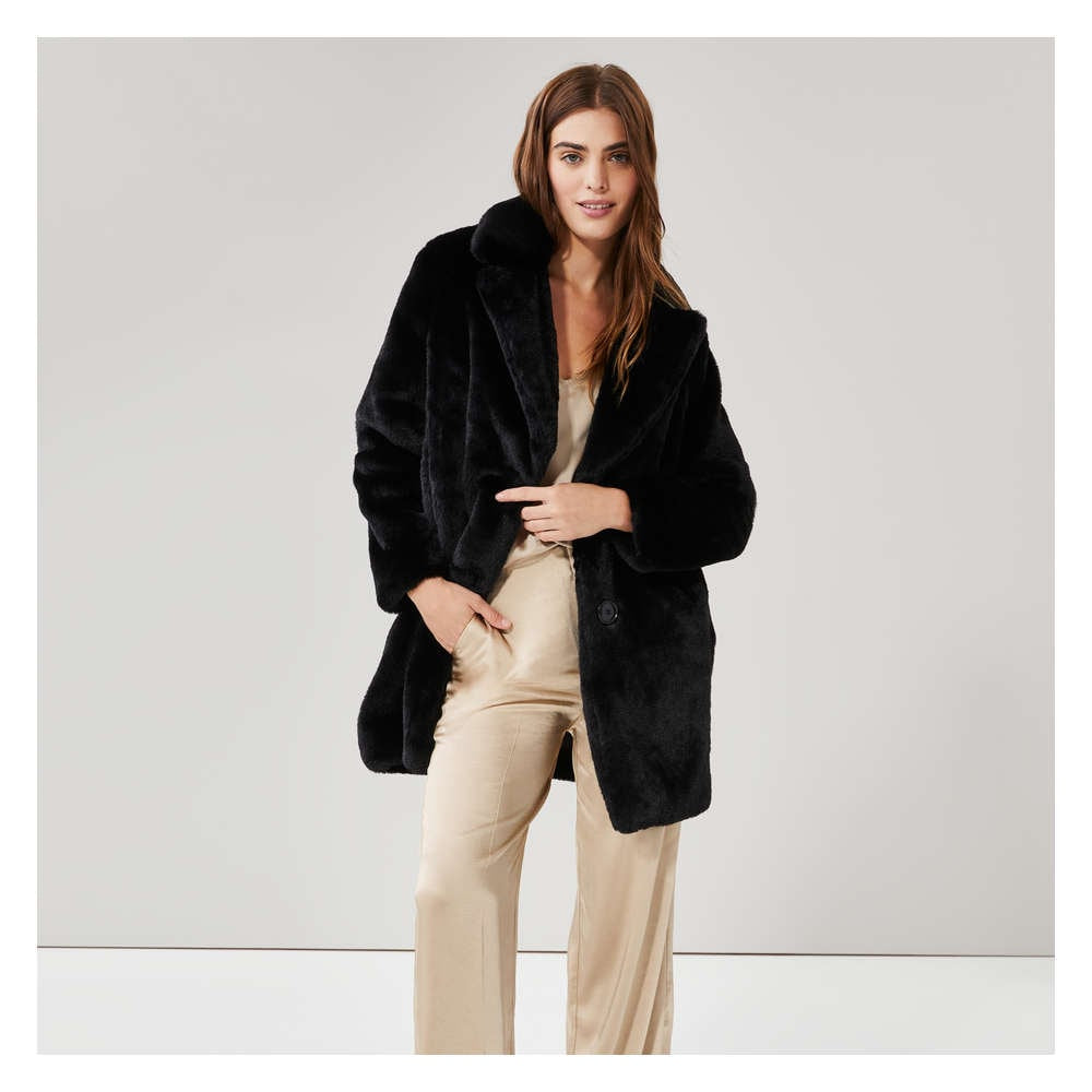 Black Fur Coat