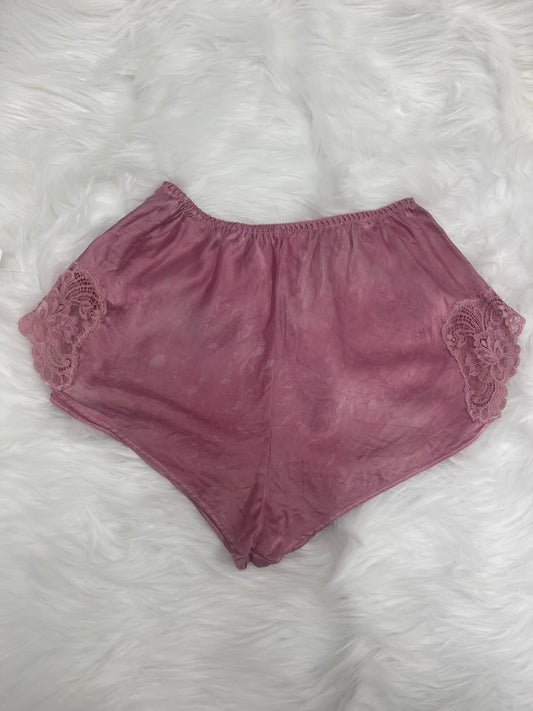 Pink Satin Shorts