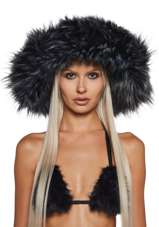 Darker Wavs Fur Hat