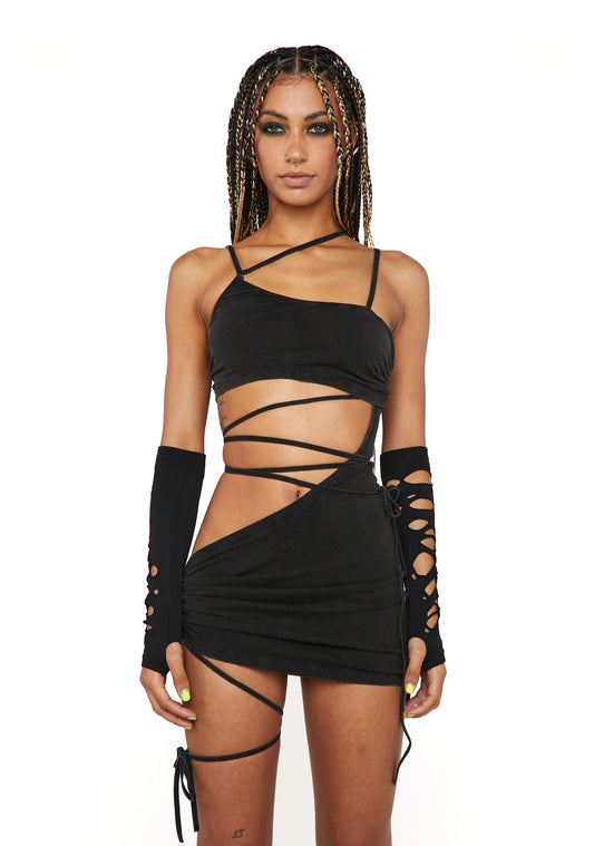 Darker Wavs Black Dress